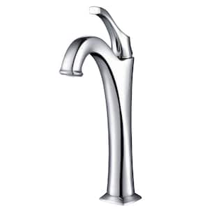 Arlo Single Handle Vessel Sink Faucet in Polished Chrome