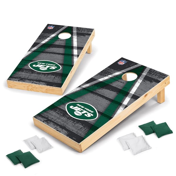 Wild Sports New York Jets 24 in. W x 48 in. L Cornhole Bag Toss Set  1-16047-VT121XD - The Home Depot