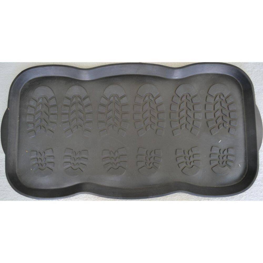 31.5 in. x 15.75 in. Black Rubber Outdoor Door Mat price history on PriceWatchPro