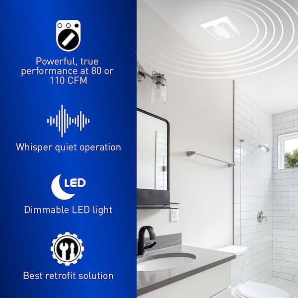Panasonic Whisper Symphony Pick-A-Flow 80/110 CFM Ceiling