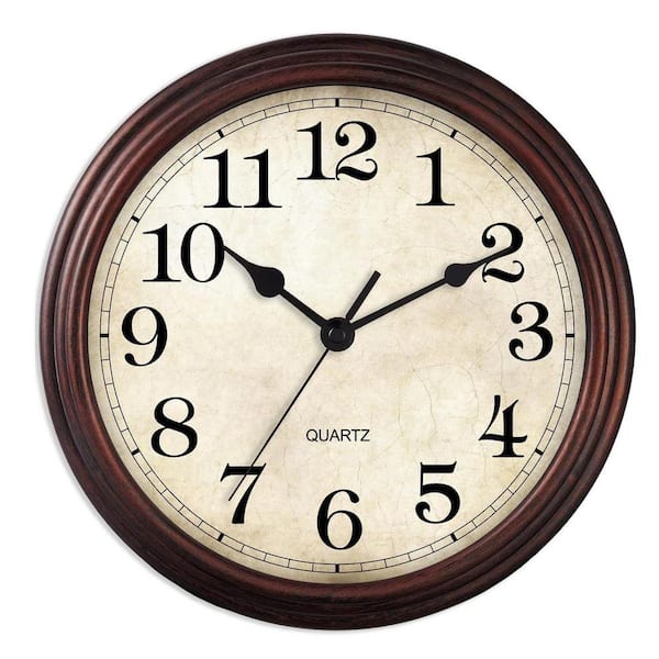 La Crosse Technology 23 in. Antique Bronze Dial Quartz Analog Wall