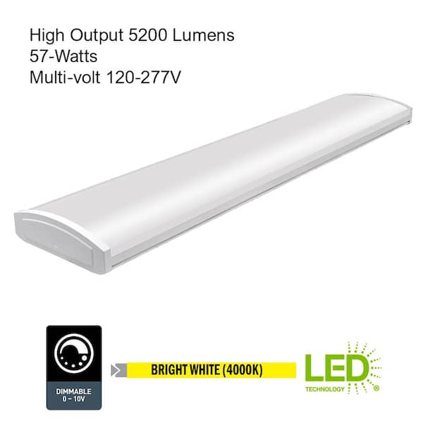 ETi 4 ft. High Output 5200 Lumens Integrated LED Dimmable White