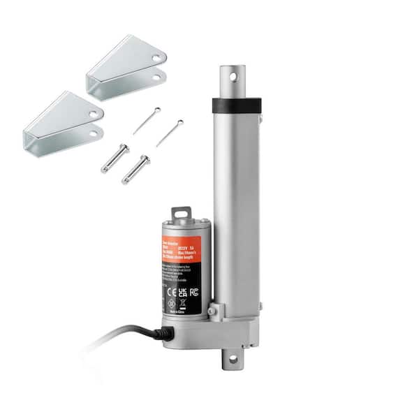 VEVOR Linear Actuator 12V, 4 in. High Load 330 lbs. /1500N Linear Actuator, 0.19 in. /s Linear Motion Actuator