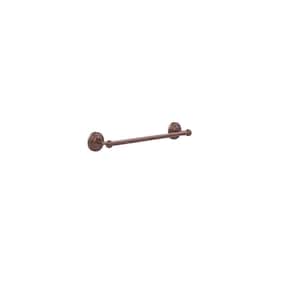 Que New Collection 18 in. Back to Back Shower Door Towel Bar in Antique Copper
