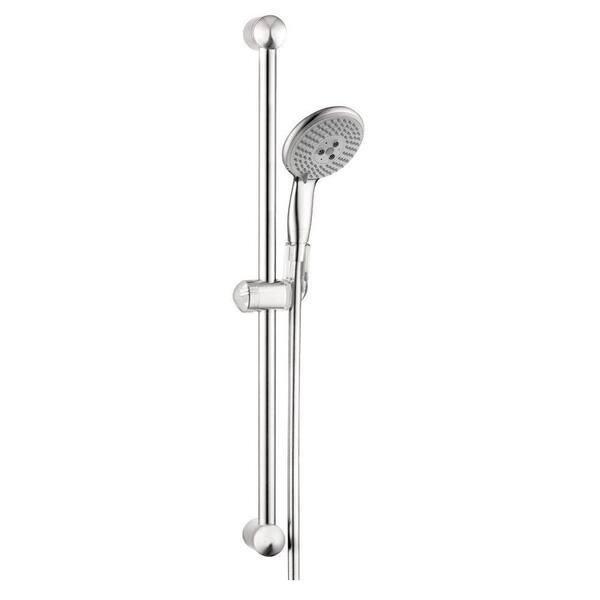 Hansgrohe Unica E 3-Function Wall Bar Set in Chrome