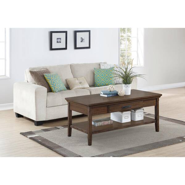 Foremost Rockwell Distressed Wheat Coffee Table
