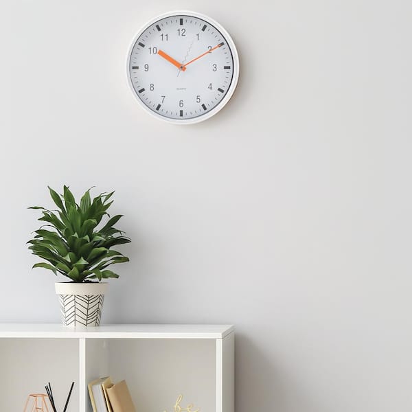 Victory Lighting LLC Tempus 10 in. Glossy Silver Silent Sweep Wall