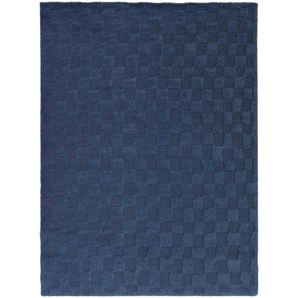 Bingham Blue 5 ft. x 7 ft. Checkered Area Rug price history on PriceWatchPro