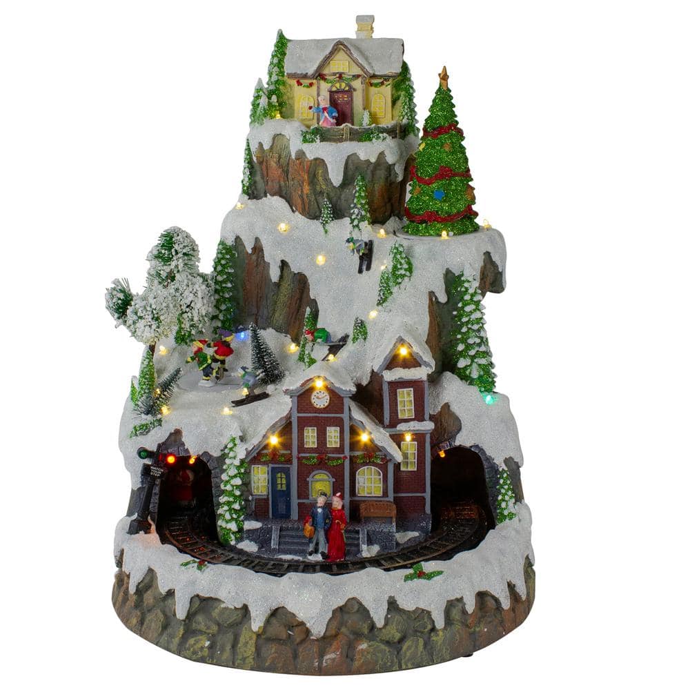 Northlight 17 in. LED Lighted and Animated Christmas Village