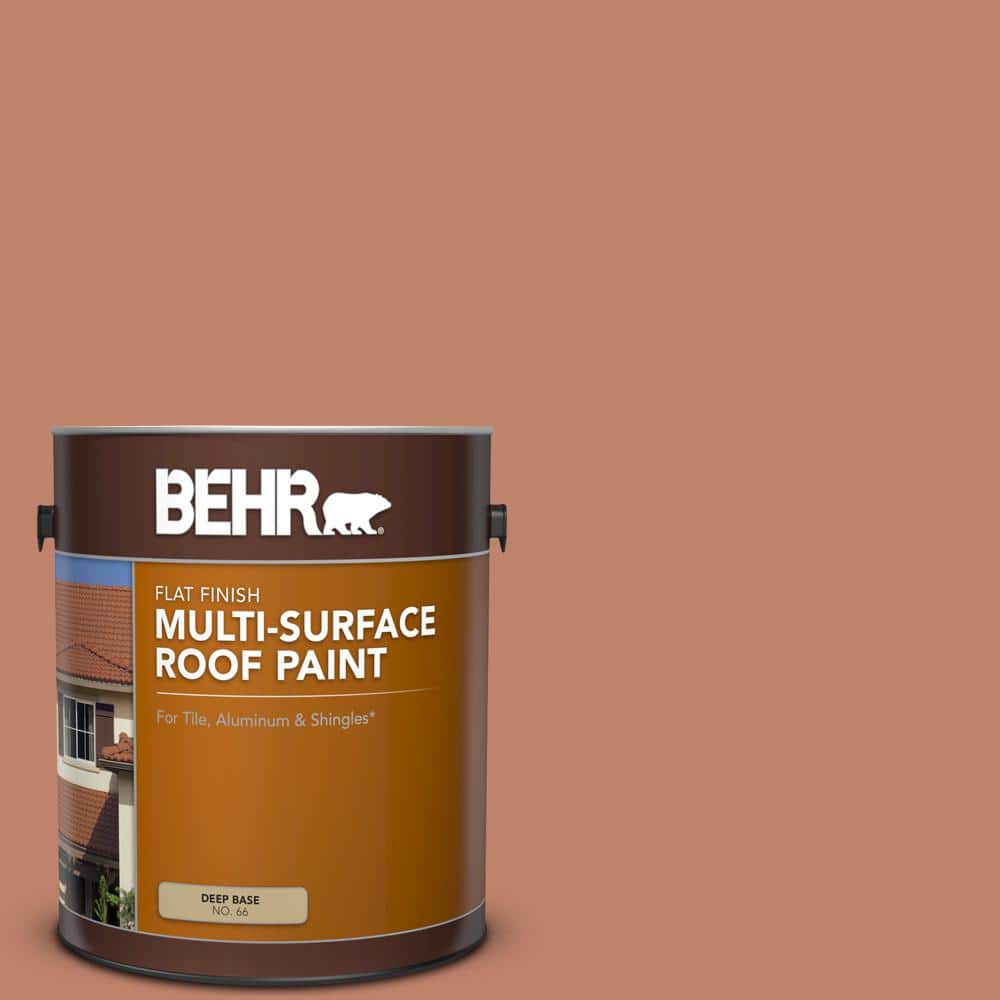 1 gal. #PFC-13 Sahara Sand Flat Multi-Surface Exterior Roof Paint
