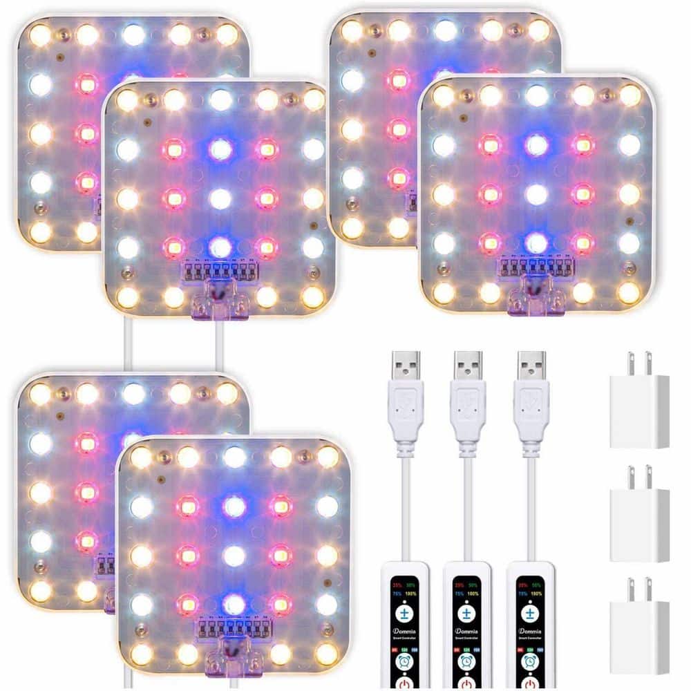 Full Spectrum 3 Pack Indoor LED Grow Light, High PPFD, Optical Lens, Auto Timer, 4 Brightness, Compact Plant Lamp price history on PriceWatchPro