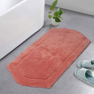 Waterford Collection 100% Cotton Tufted Bath Rug, 24 in. x40 in. Rectangle, Coral