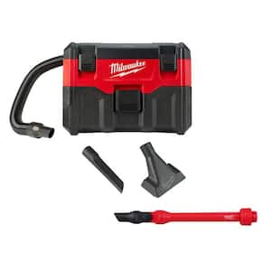 M18 18-Volt 2 Gal. Lithium-Ion Cordless Wet/Dry Vacuum and AIR-TIP 1-1/4 in. - 2-1/2 in. Pivoting Extension Wand