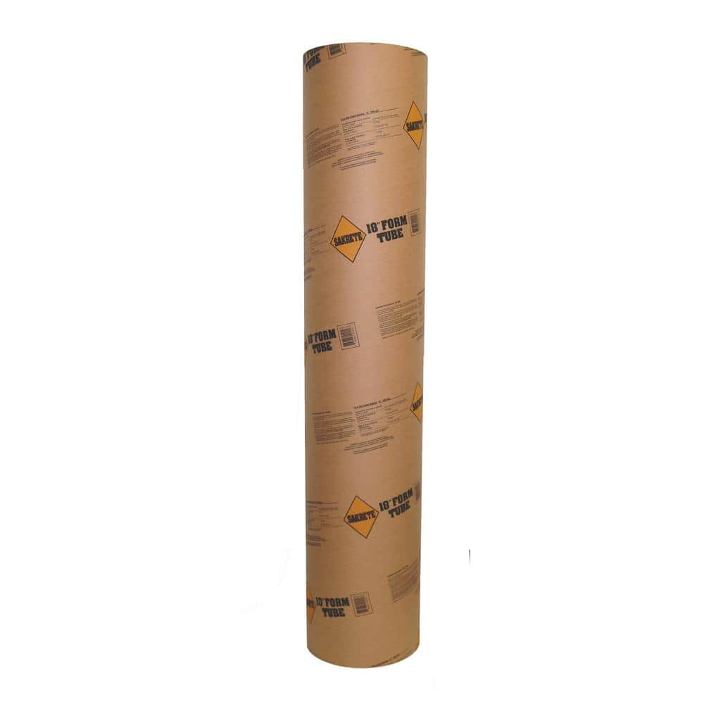 SAKRETE 18 in. x 48 in. Form Tube 65470019 - The Home Depot