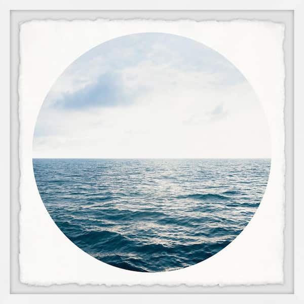 Unbranded "Middle of the Ocean" by Marmont Hill Framed Nature Art Print 12 in. x 12 in.