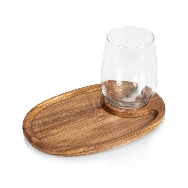 Stemmed Wine Glass Carrying Tray Wine Tasting Carrier Board