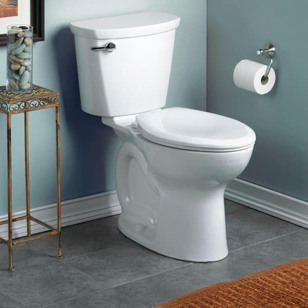 Cadet PRO 2-Piece 1.28 GPF Single Flush Standard Height Round Toilet with 12 in. Rough-In in White