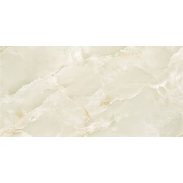 Praline Cream 12 in. x 24 in. x 3/16 Marble PVC Peel and Stick Backsplash Wall Panels (10-Pack)