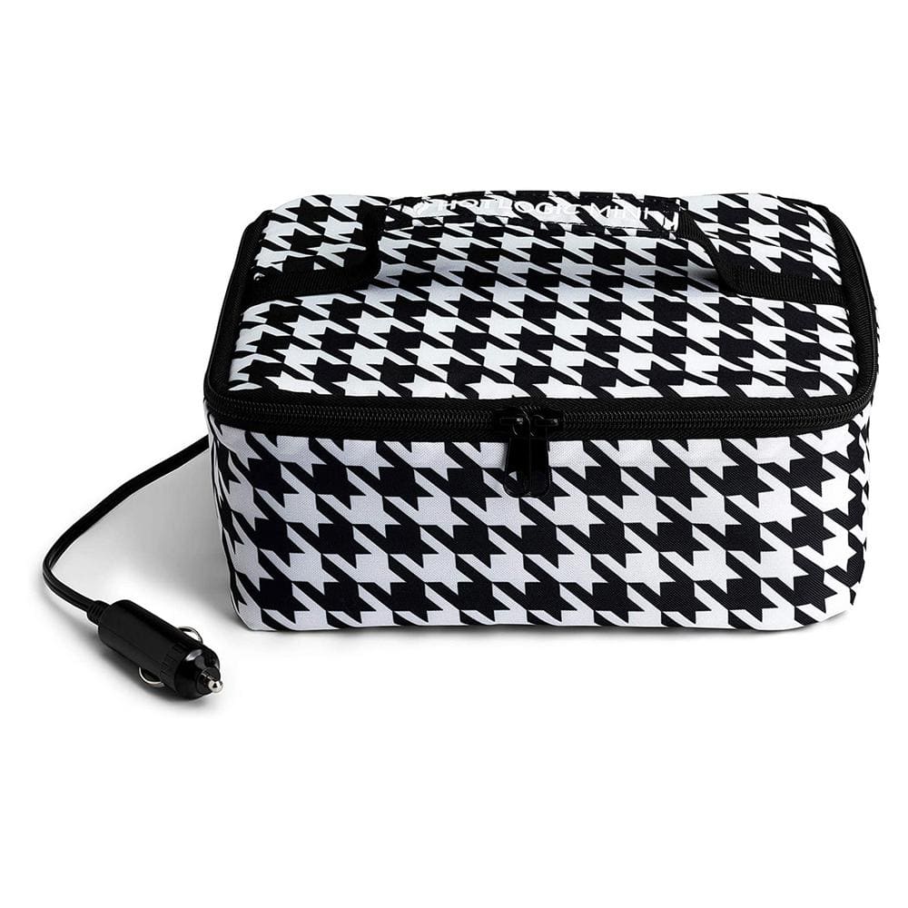 hot-logic-houndstooth-mini-portable-thermal-food-warmer-lunch-bag