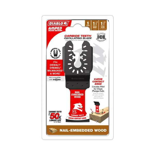 DIABLO 1-1/4 in. Universal Fit Carbide Oscillating Blade for Nail