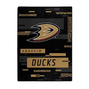 NHL Digitize Ducks Raschel Multi-Colored Throw Blanket