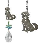 Woodstock Rainbow Makers Crystal Fantasy 4.5 in. Dog Crystal Suncatcher CFDOG
