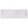 Ivy Hill Tile White Carrara 4 In. X 8 In. Polished Marble Subway Tile 