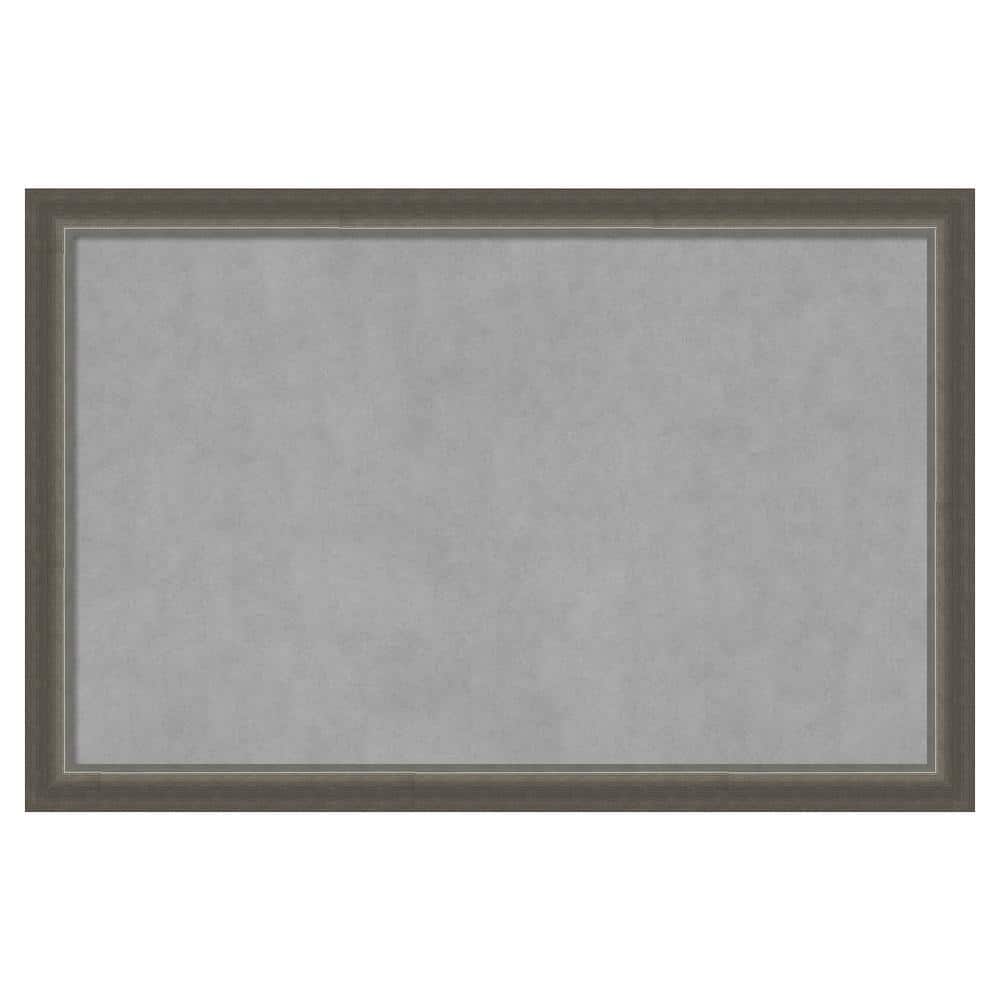 Domus Dark Silver 35 in. x 23 in. Framed Magnetic Board price history on PriceWatchPro