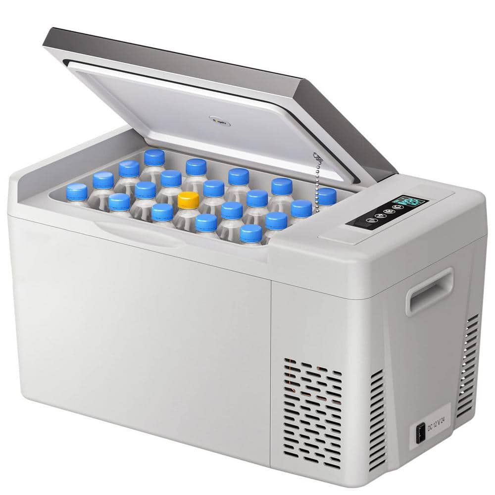 23 qt. Portable 12 Volt Refrigerator 12/24V DC 110~240 Volt for Camper SUV Travel Camping Grey price history on PriceWatchPro