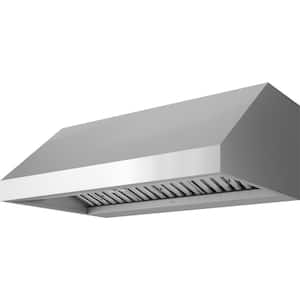 Cypress 48 in. 1200 CFM Wall Mount Range Hood with LED Light in Stainless Steel