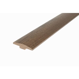 T-Molding Indigo Oak 2 in. W x 78 in. L Matte Solid Hardwood Trim