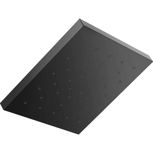 Single-Setting Metal Raincan Shower Head in Matte Black 52159-BL25