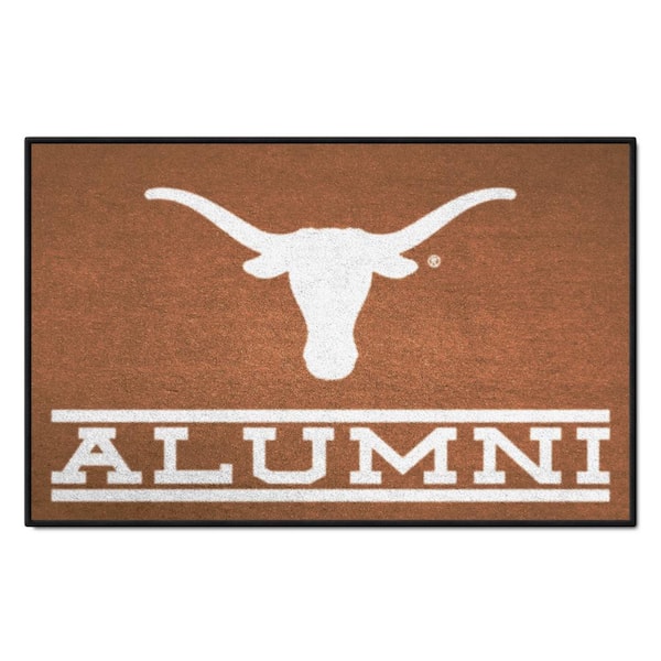 FANMATS Texas Longhorns Alumni Orange 1.5 ft. x 2.5 ft. Starter Area Rug