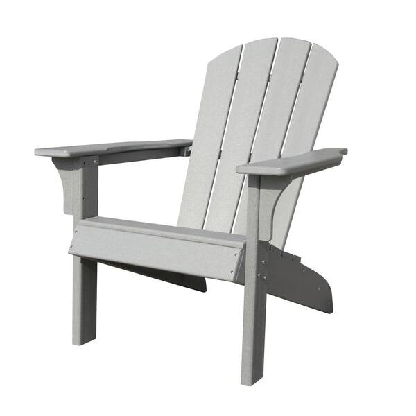Inner Decor Waller 37 In Gray Casual, Keter Troy Midnight Blue Plastic Adirondack Chair