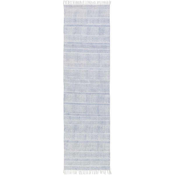 Artistic Weavers Yobai Dark Blue 3 ft. x 8 ft. Indoor Runner Rug