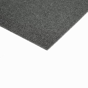 Elk Ridge - Sky - Gray Commercial/Residential 24 x 24 in. Peel and Stick Carpet Tile Square (60 sq. ft.)