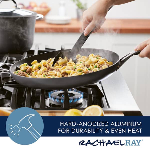 Rachael Ray Cook + Create 10-Inch Hard Anodized Nonstick Frying