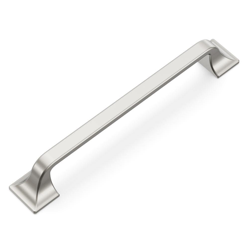 Satin Nickel Brushed Cabinet Drawer Pulls with Mounting Hardware