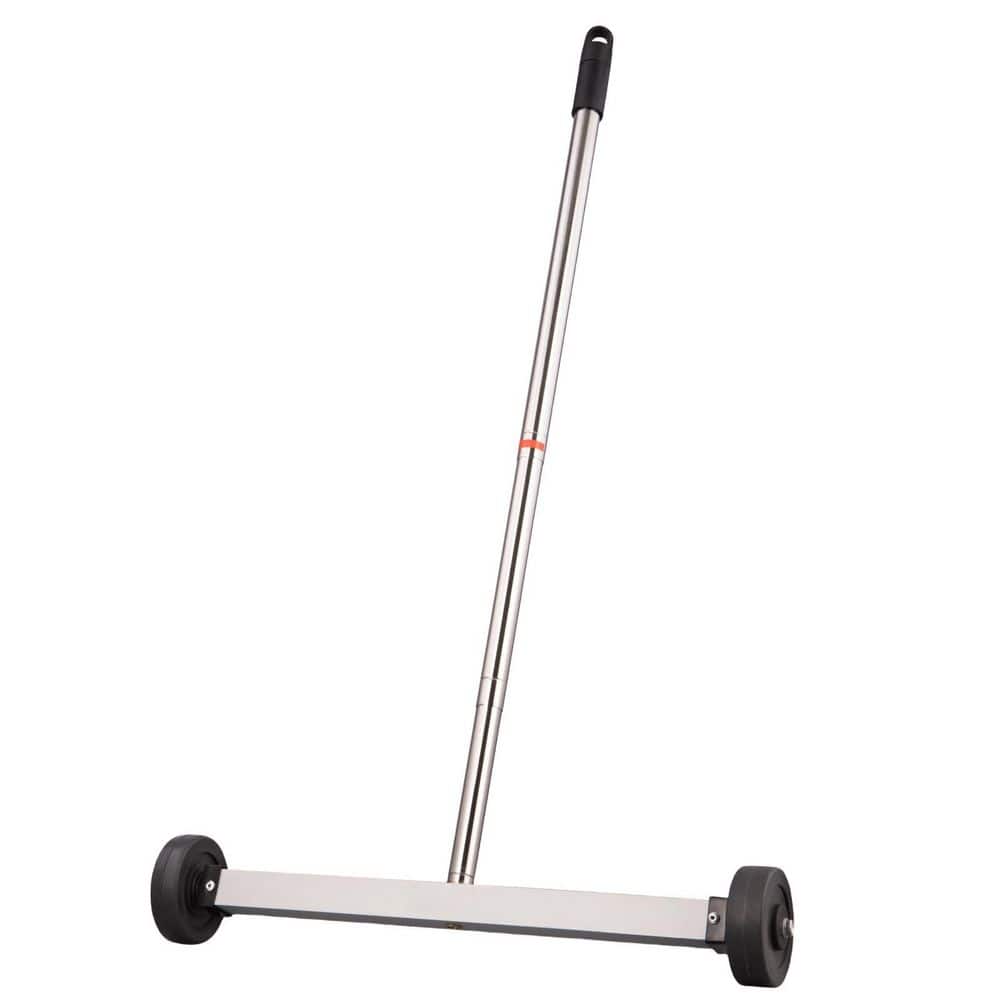17 in. Heavy Duty Magnetic Pick Up Sweeper, 8.8 lb. Yard Magnet with Telescoping Holder and Wheels to Pick Up Nails price history on PriceWatchPro