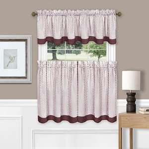 Achim Home Furnishings Tenda E Mantovana Home Sweet Home - Set Finestra Con Casette Per Uccelli, 147x61 Cm, Poliestere - 2