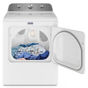 7.0 cu. ft. Vented Electric Dryer in White