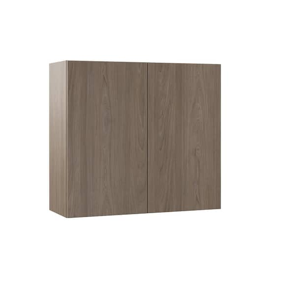 Hampton Bay Designer Series Edgeley Assembled 33x30x12 in. Wall Kitchen ...