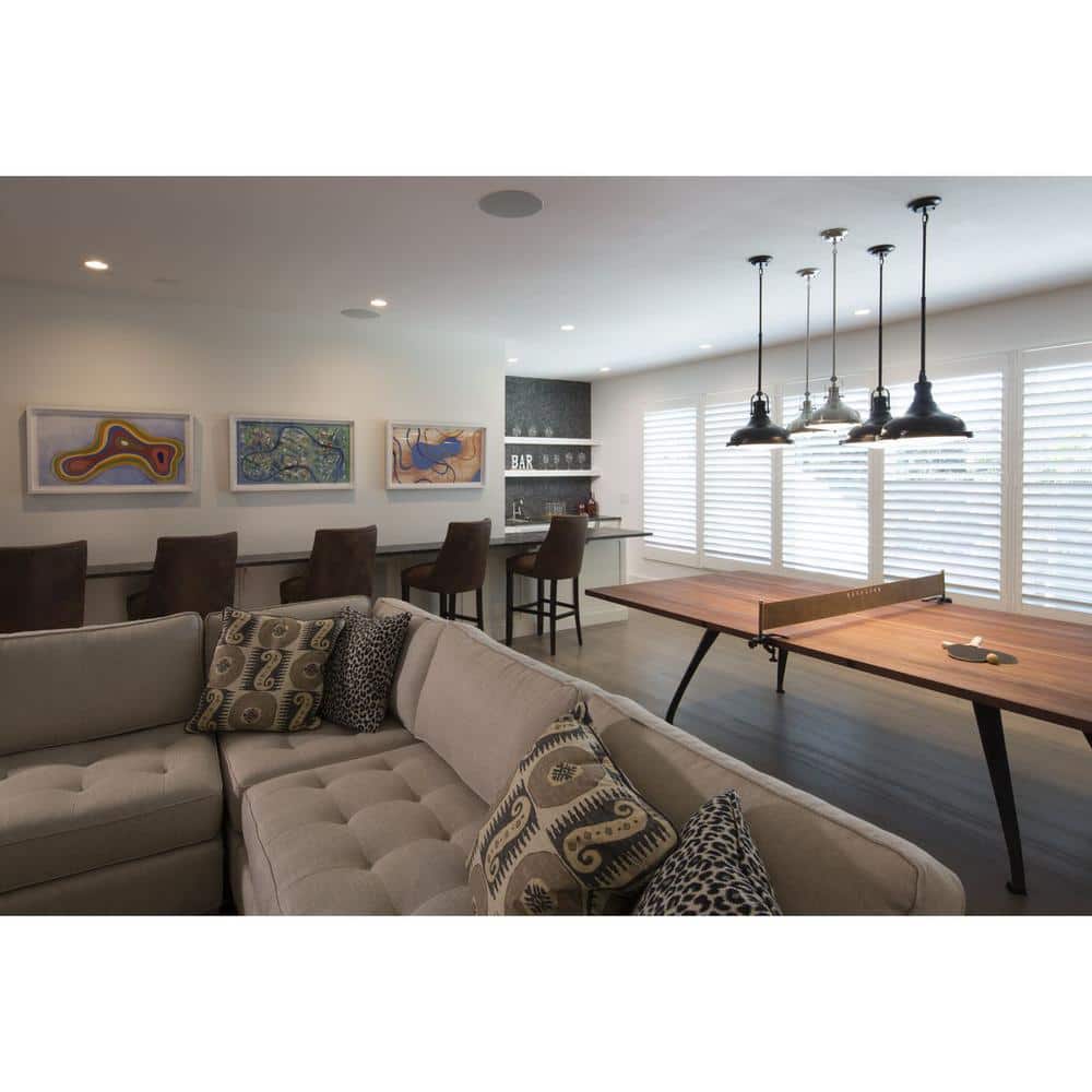 Brushed Nickel Prismatic Glass Pendant Light with Nautical Design