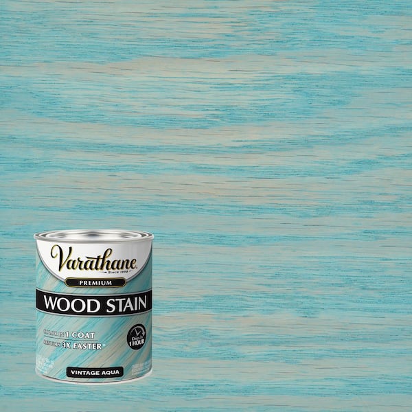 Varathane 1 qt. Vintage Aqua Premium Fast Dry Interior Wood Stain (2-Pack)
