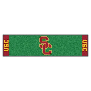 NCAA University of Southern California 1 ft. 6 in. x 6 ft. Indoor 1-Hole Golf Practice Putting Green