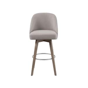 Walsh 30 in. Grey Wood Bar Stool