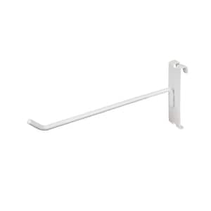 8 in. White Hook for Gridwall (Pack of 96)