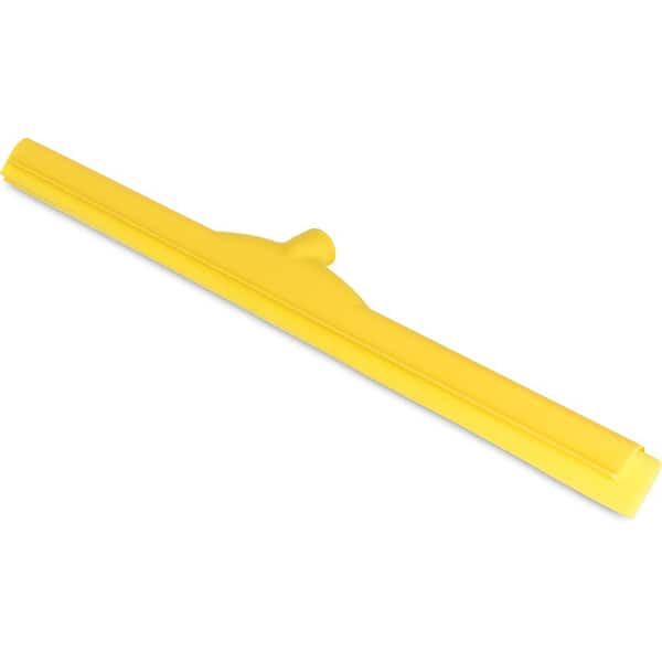 24 in. Long Double Foam Blade Yellow Plastic Squeegee without Handle (Case  of 6) 