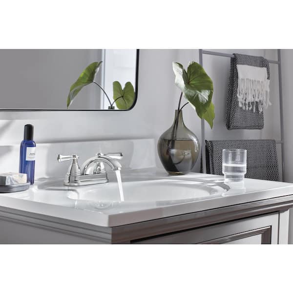 Elmhurst 4 in. Centerset 2-Handle Bathroom Faucet in Chrome