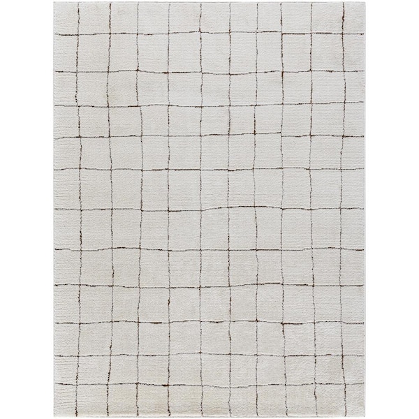 Livabliss Our PNW Home Cascade Light Brown Modern 7 ft. x 9 ft. Indoor Area Rug